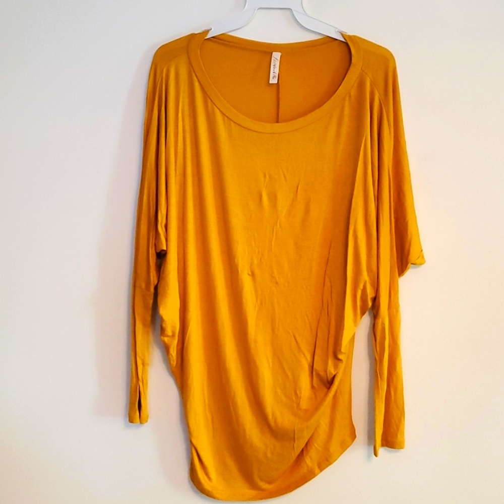 Love In Mustard Long Sleeve Top
